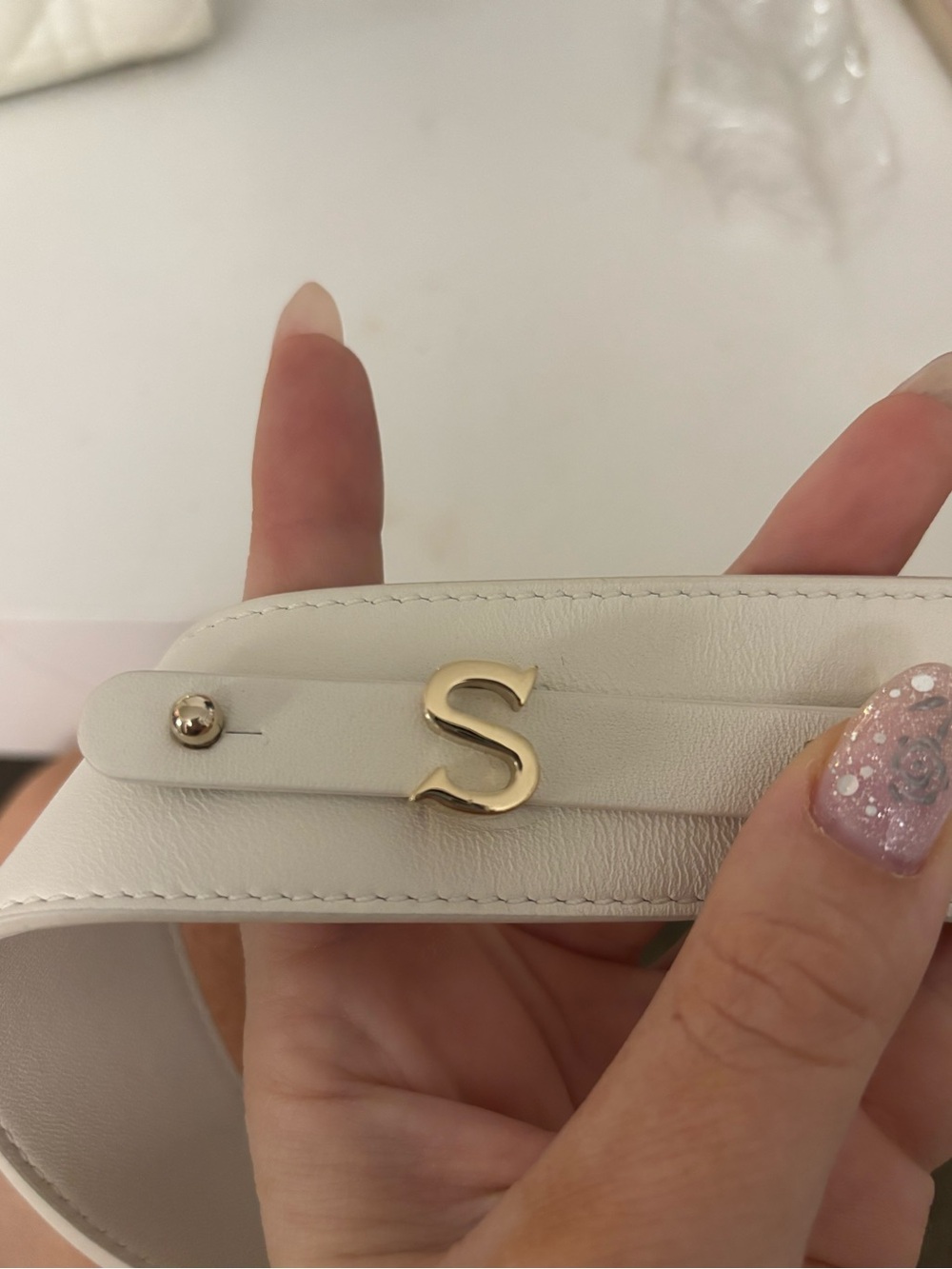 Last Dior Gold 'S' Bag Charm